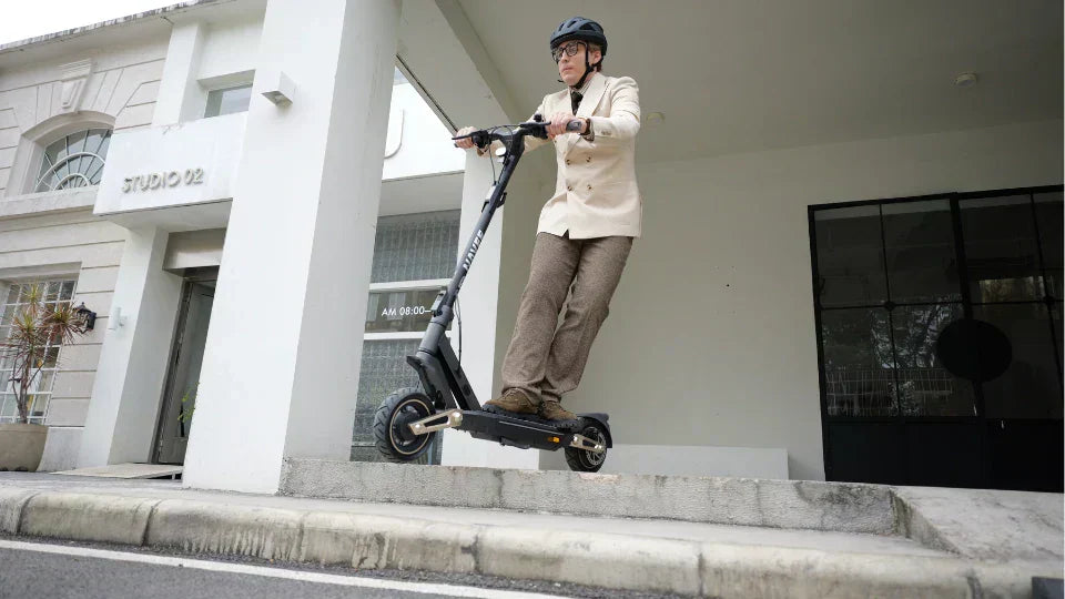 Balance on an Electric Scooter