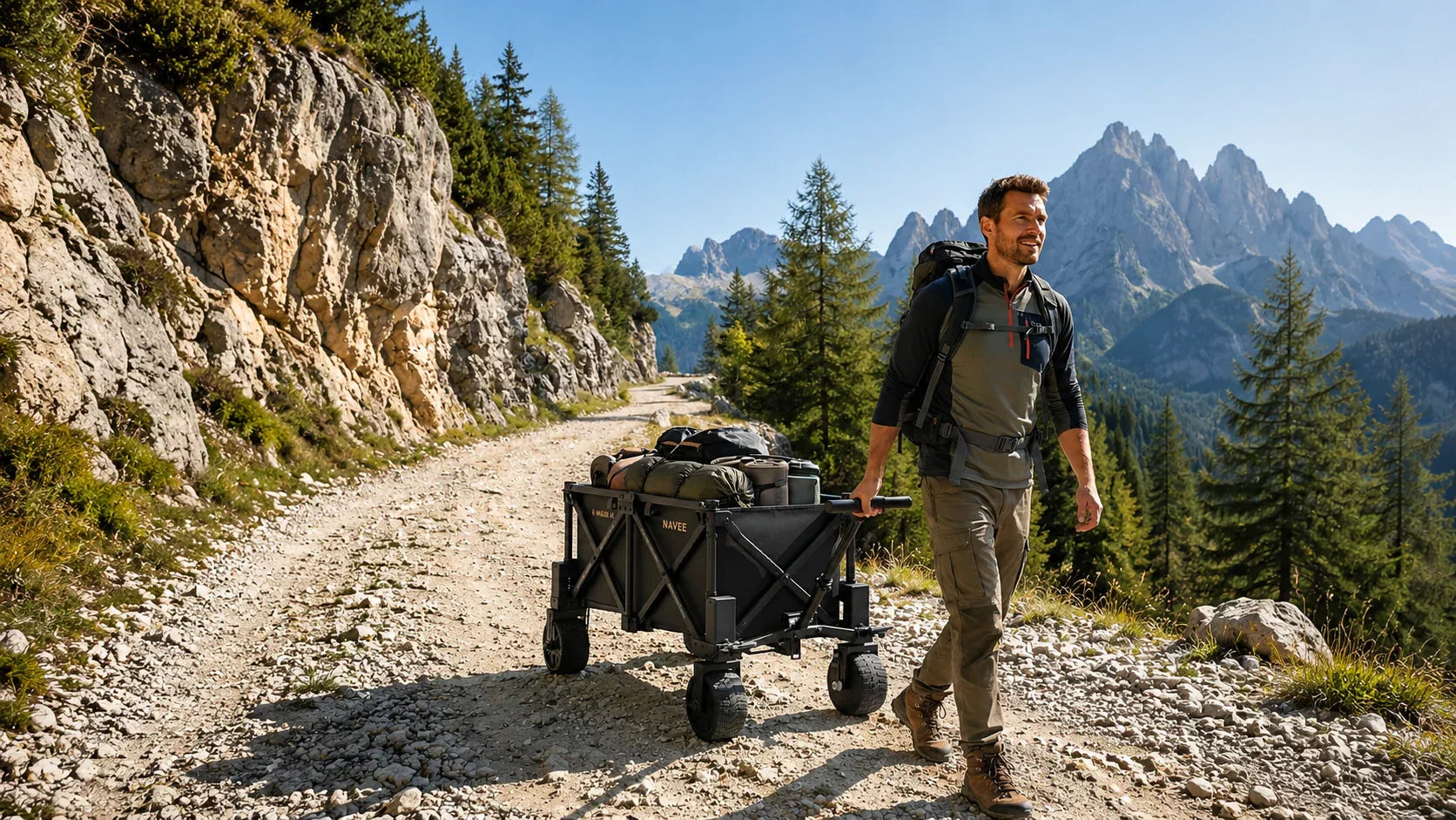 all-terrain camping wagon