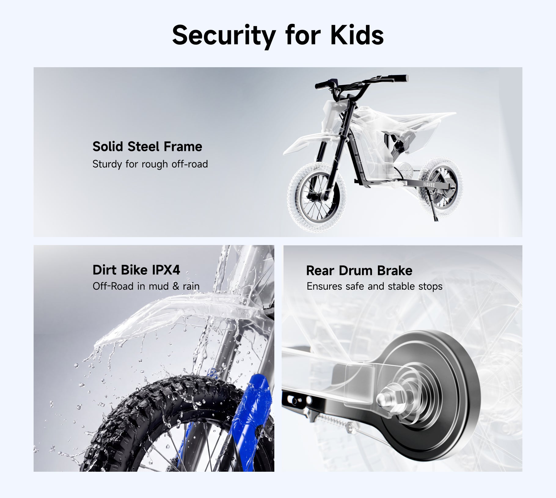 NAVEE Cyber X Kids Dirt Bike
