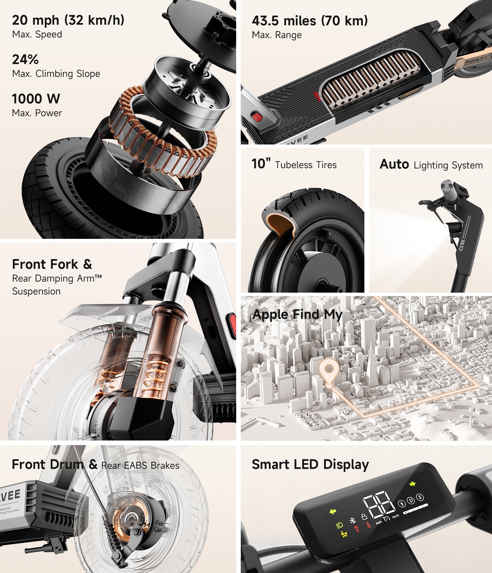 NAVEE G5 Max Electric Scooter
