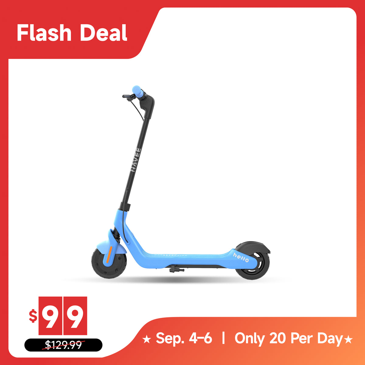FLASH DEAL-NAVEE K100 | Kids Electric Scooter