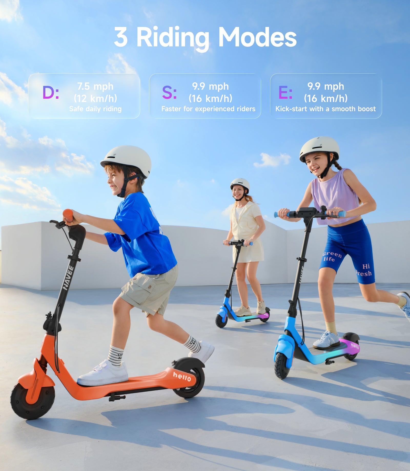 Smart kids E-scooter NAVEE K100