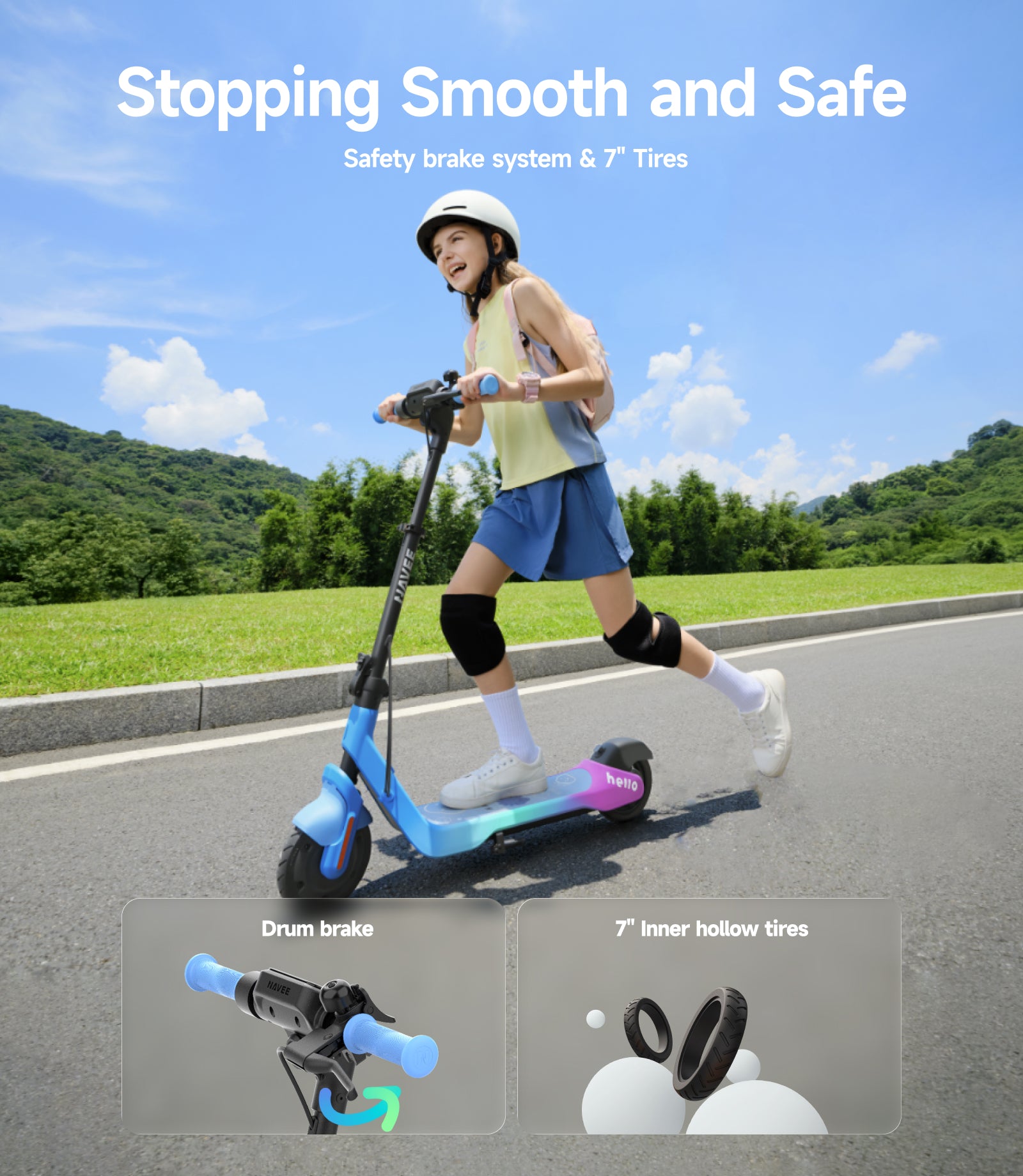 Smart kids E-scooter NAVEE K100