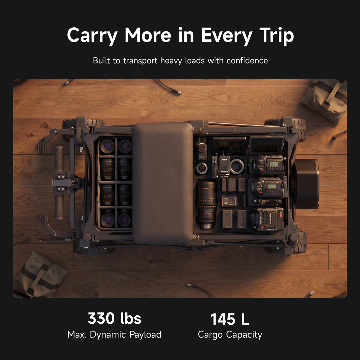 NAVEE E-Wagon 4X LITE | Electric Utility Wagon