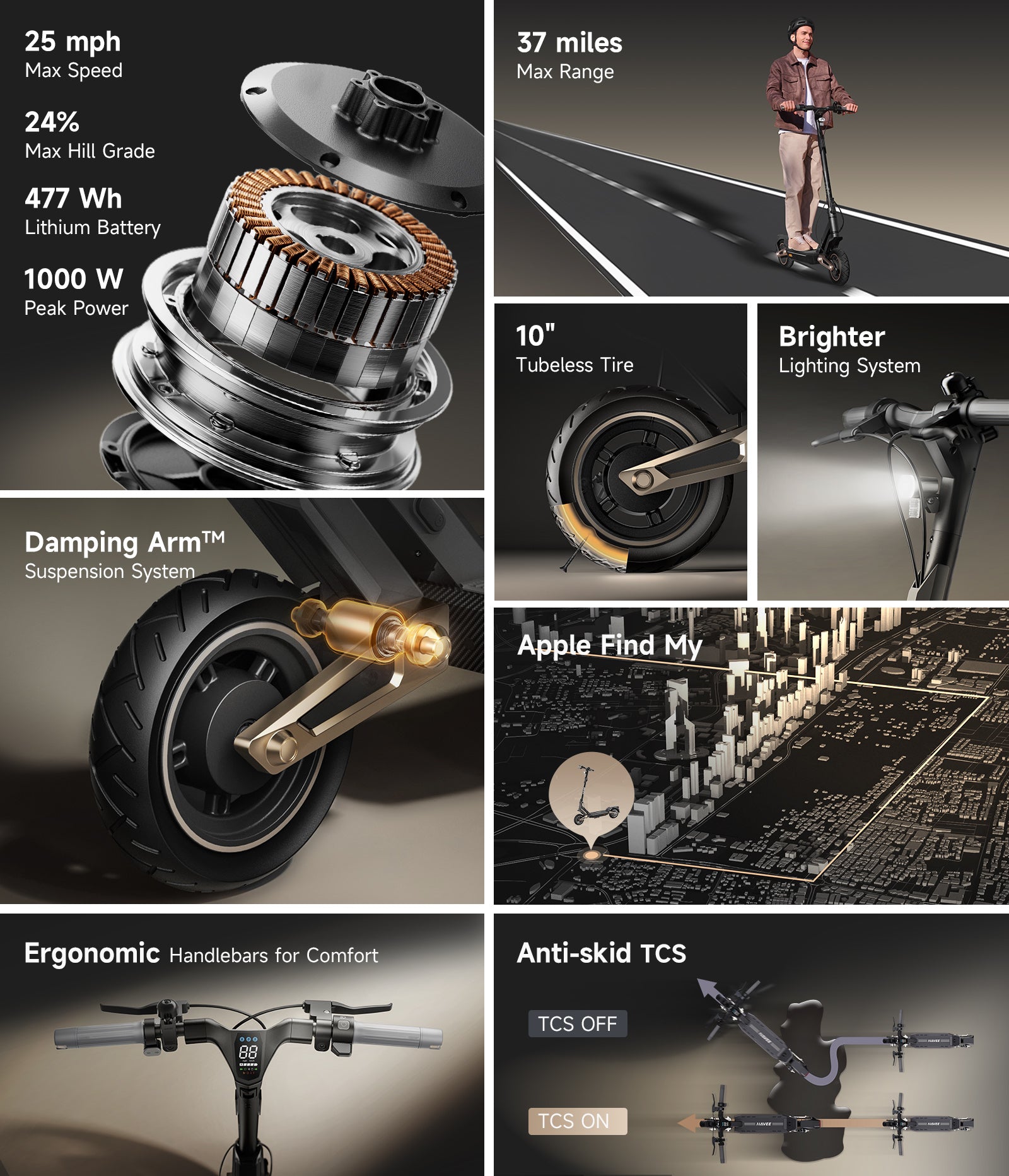 Patinete eléctrico NAVEE ST3