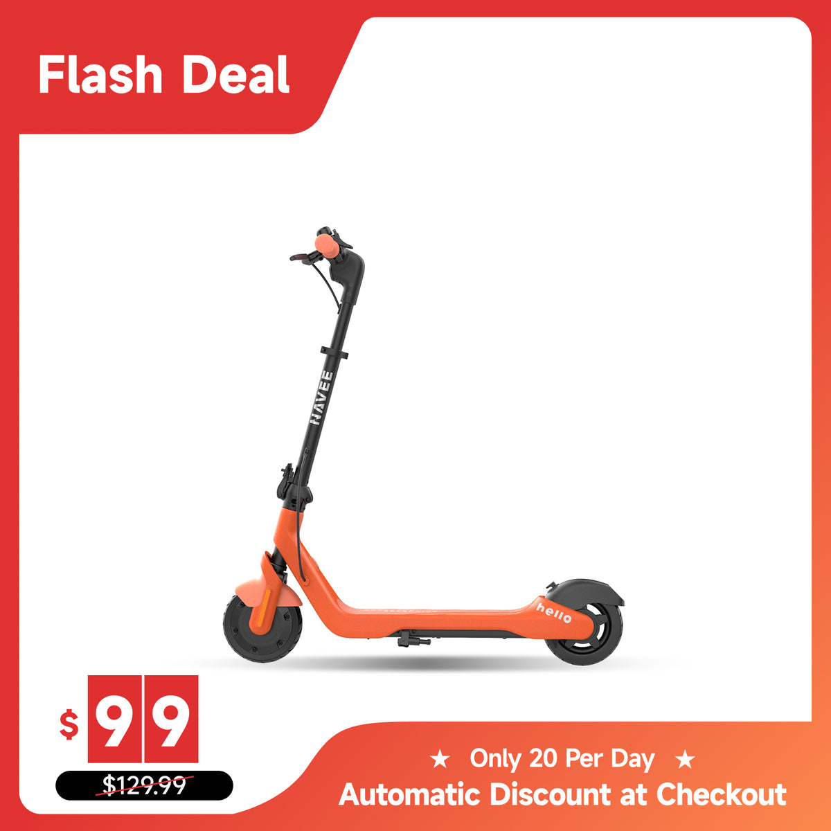 FLASH DEAL-NAVEE K100 Pro | Foldable Kids Scooter
