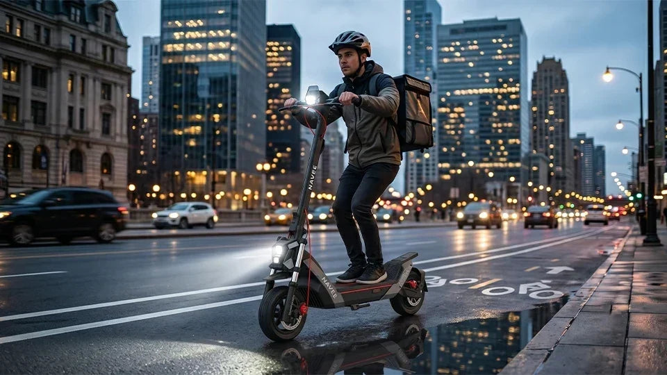 High-performance adult long-range electric scooter