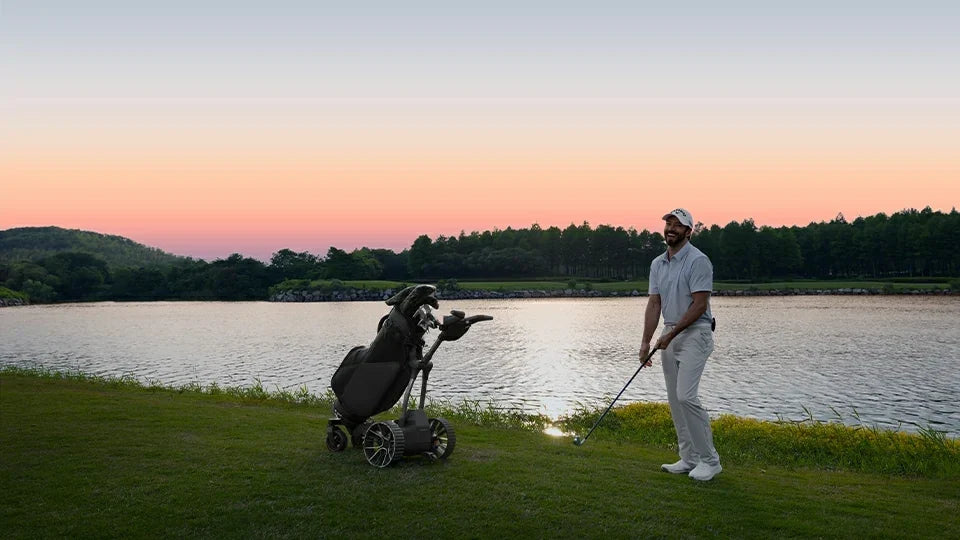 NAVEE electric golf push carts