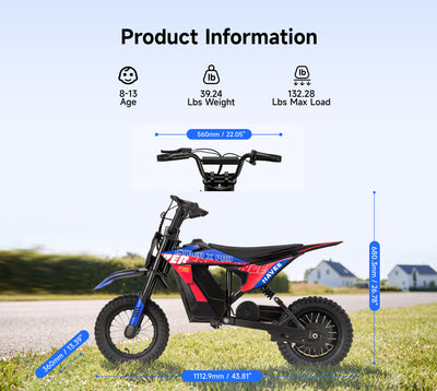 NAVEE Cyber X Pro Kids Dirt Bike