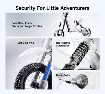 NAVEE Cyber X Pro Kids Dirt Bike
