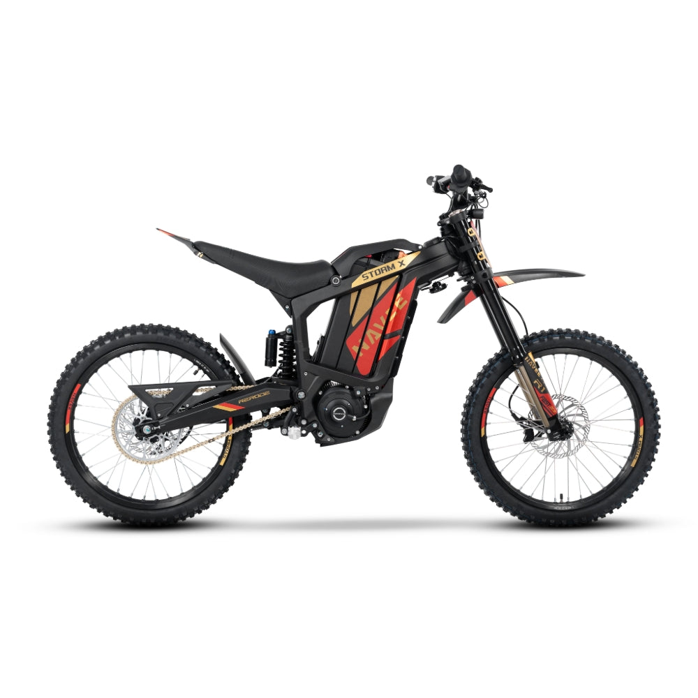 自転車本体 storm-ebike Black Electric Dirt Bike for Adults | Navee Storm X 10,000W Off-Road E