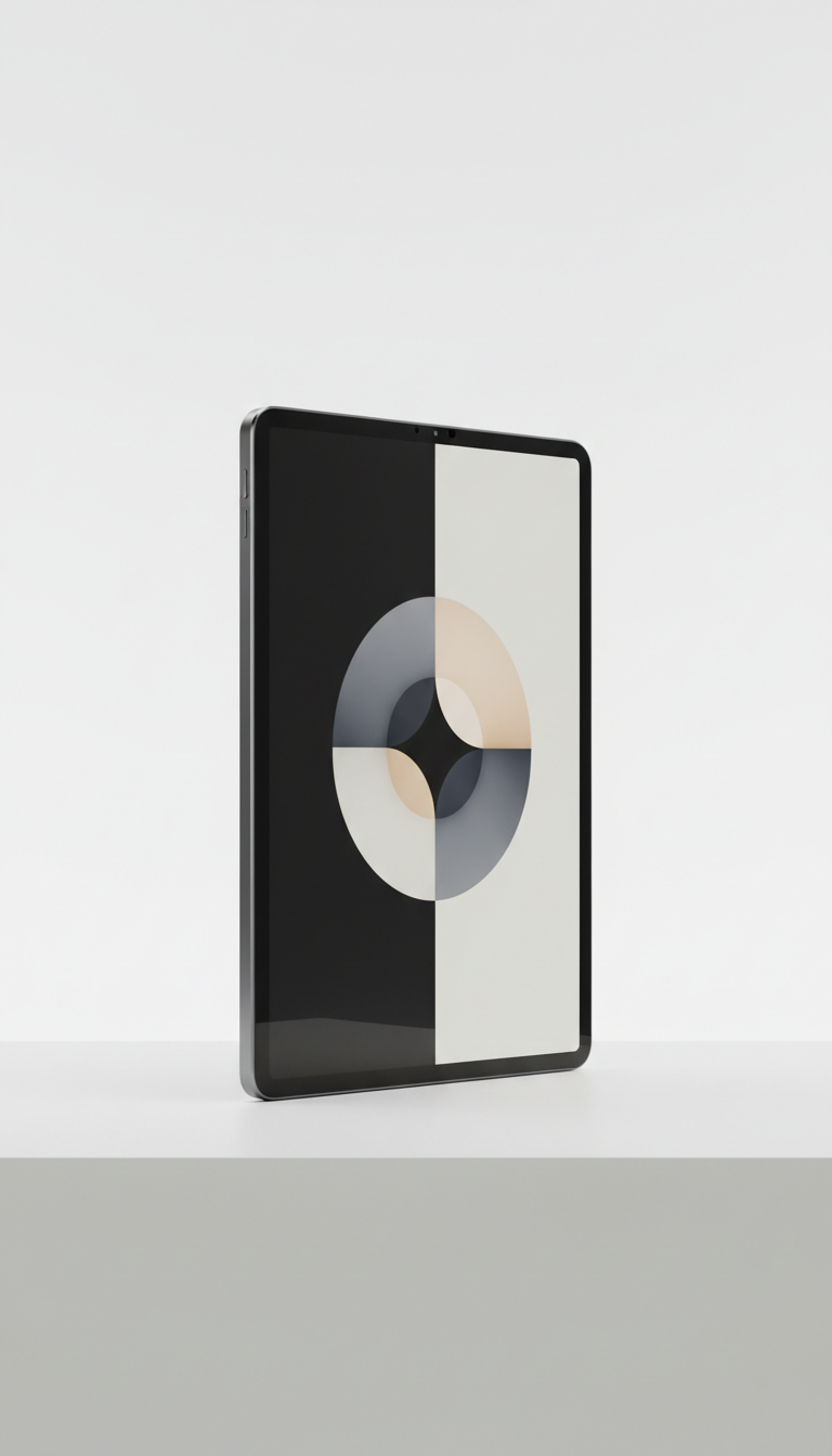 Sleek Designer Glass Tablet