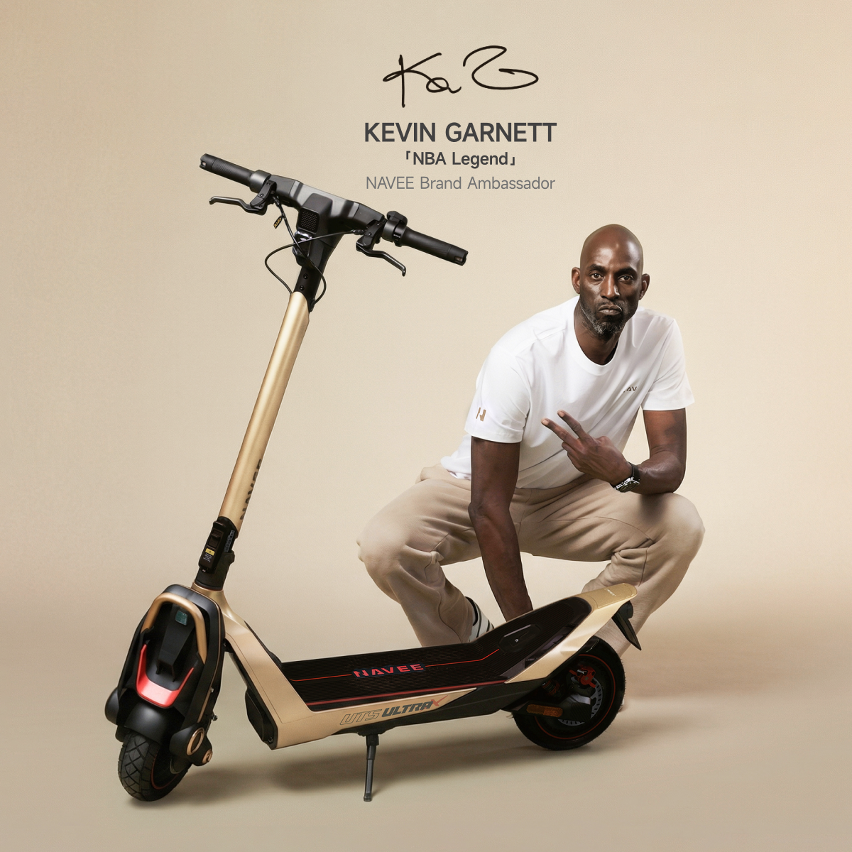NAVEE UT5 Ultra X SuperScooter – 74.6miles Extended Range｜Hydraulic Suspension｜2400W×2 Dual Motor Powerful Urban Performance「NBA Legend Kevin Garnett Style」