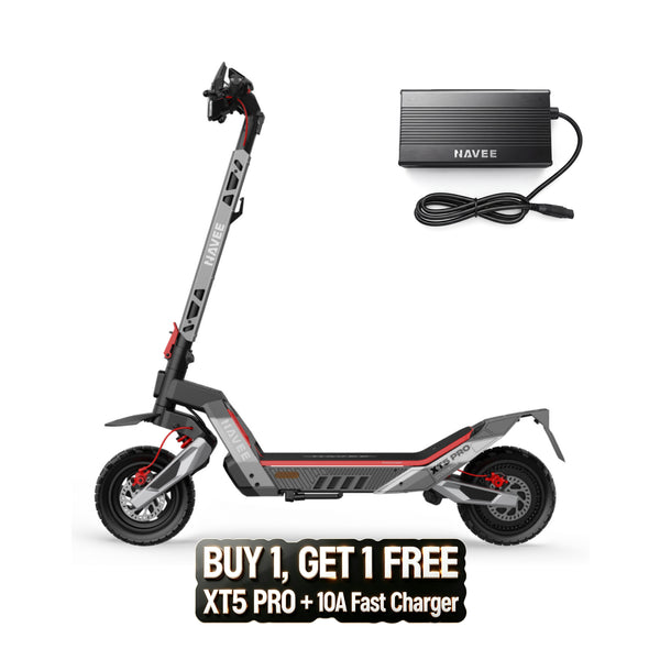 SCOOTER 156 セミハンマーヘッド/FC GRAY　BC-STREAM NAVEE XT5 Pro Off-Road E Scooter | Dual Motors, All-Terrain Ride