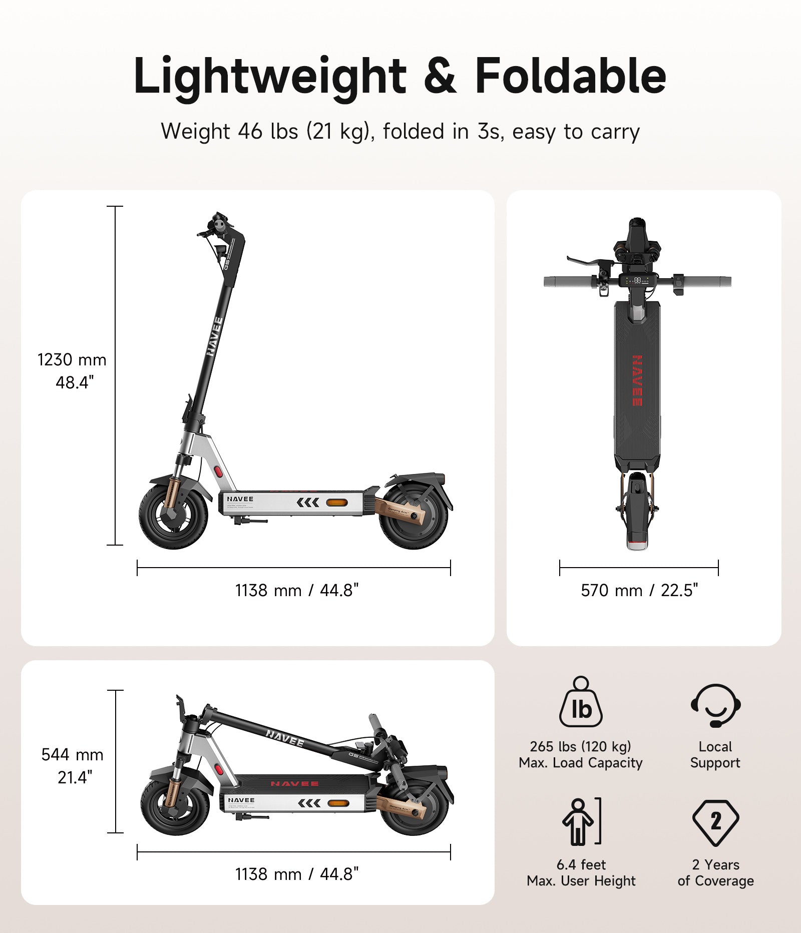 NAVEE G5 Pro Electric Scooter