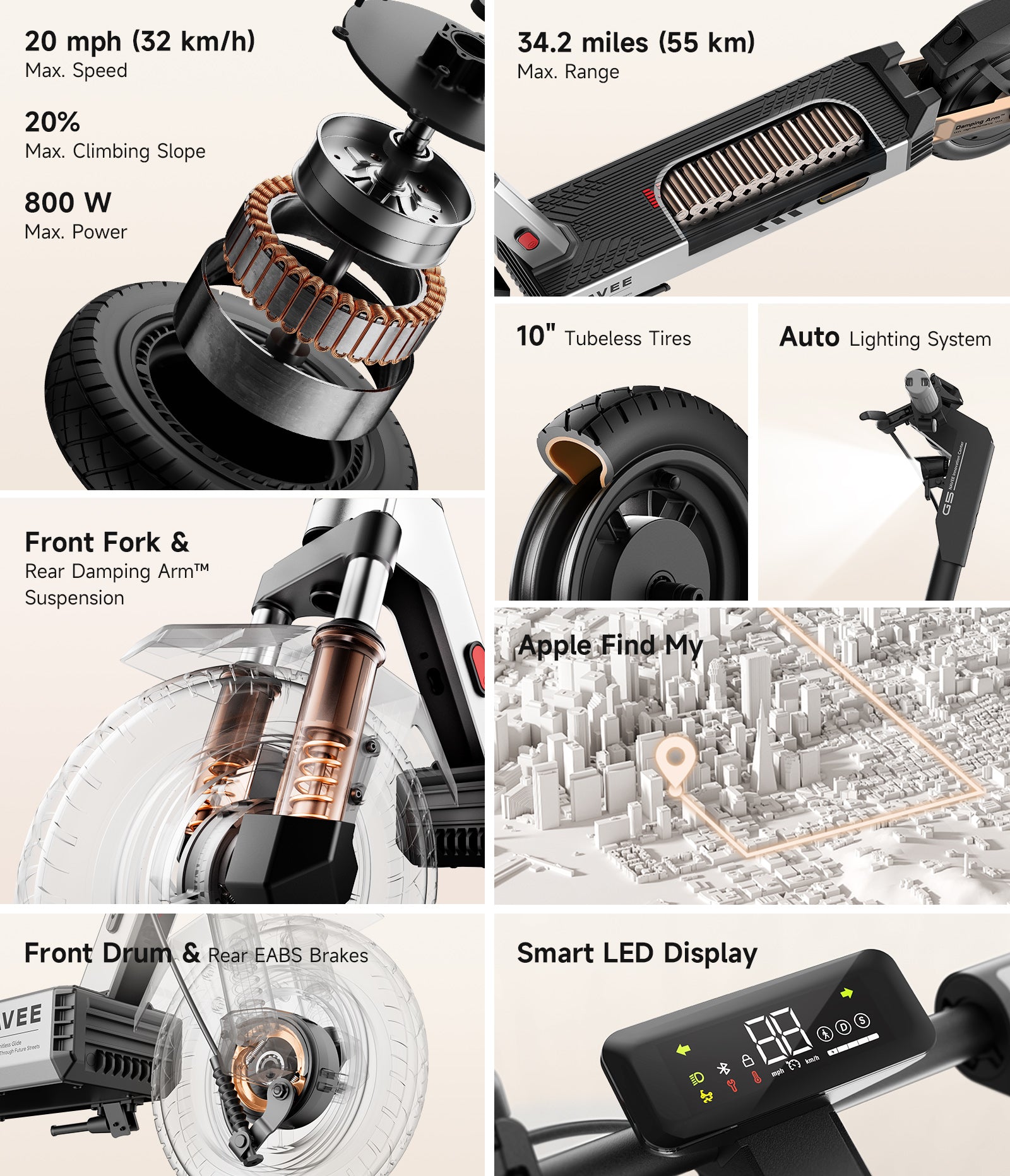 NAVEE G5 Pro Electric Scooter