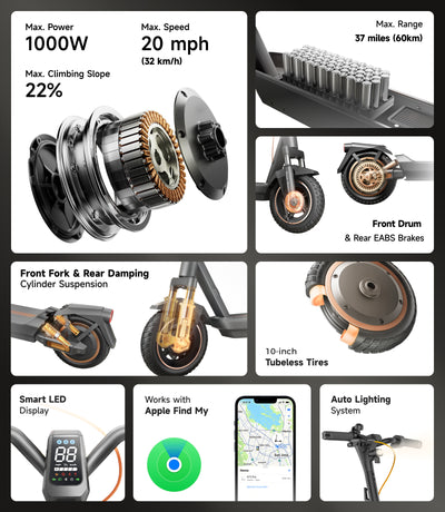 Patinete eléctrico NAVEE GT3 Pro