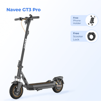 NAVEE GT3 Pro Electric Scooter w/37.3 miles Max Operating Range & 20 mph Max Speed - Space Silver
