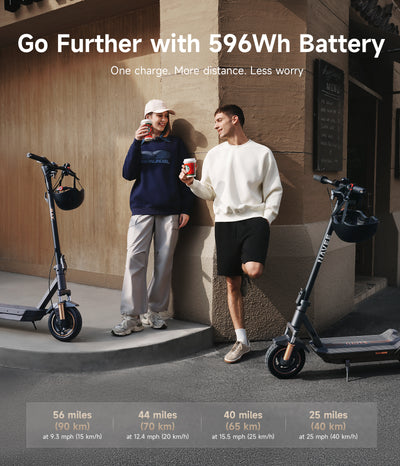 NAVEE GT5 Max Electric Scooter｜Damping Cylinder Suspension｜55.9miles Eco-range｜1638W