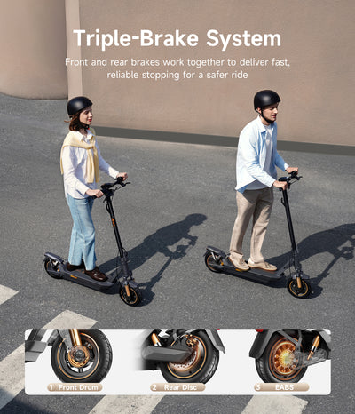 NAVEE GT5 Max Electric Scooter｜Damping Cylinder Suspension｜55.9miles Eco-range｜1638W