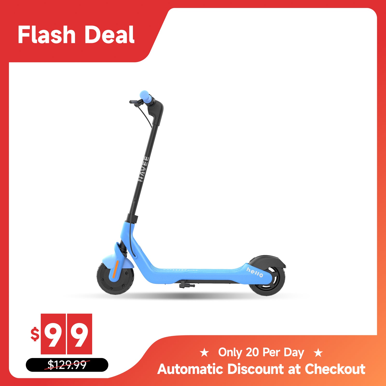 FLASH DEAL-NAVEE K100 | Kids Electric Scooter