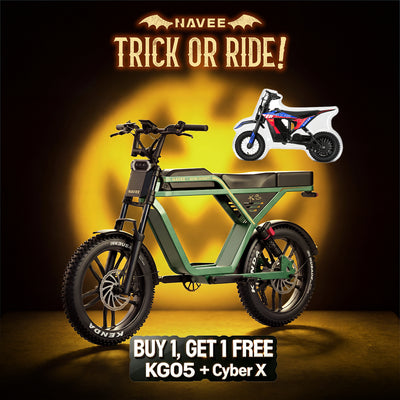 NAVEE KG05 Moped-Style Fat Tire Electric Bike