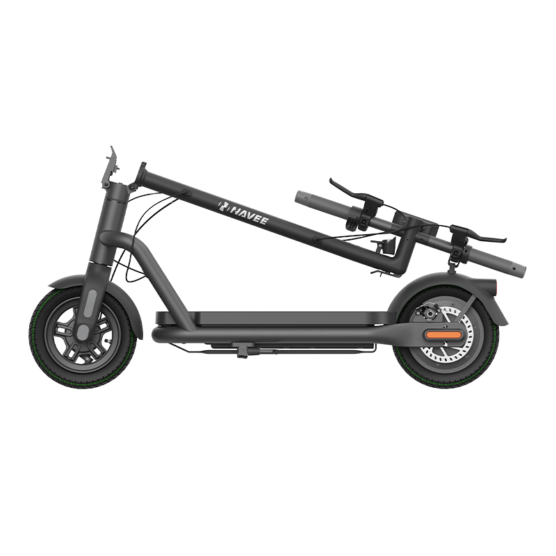 NAVEE N65i Electric Scooter w/40 mi Max Operating Range & 25 mph Max Speed - Black