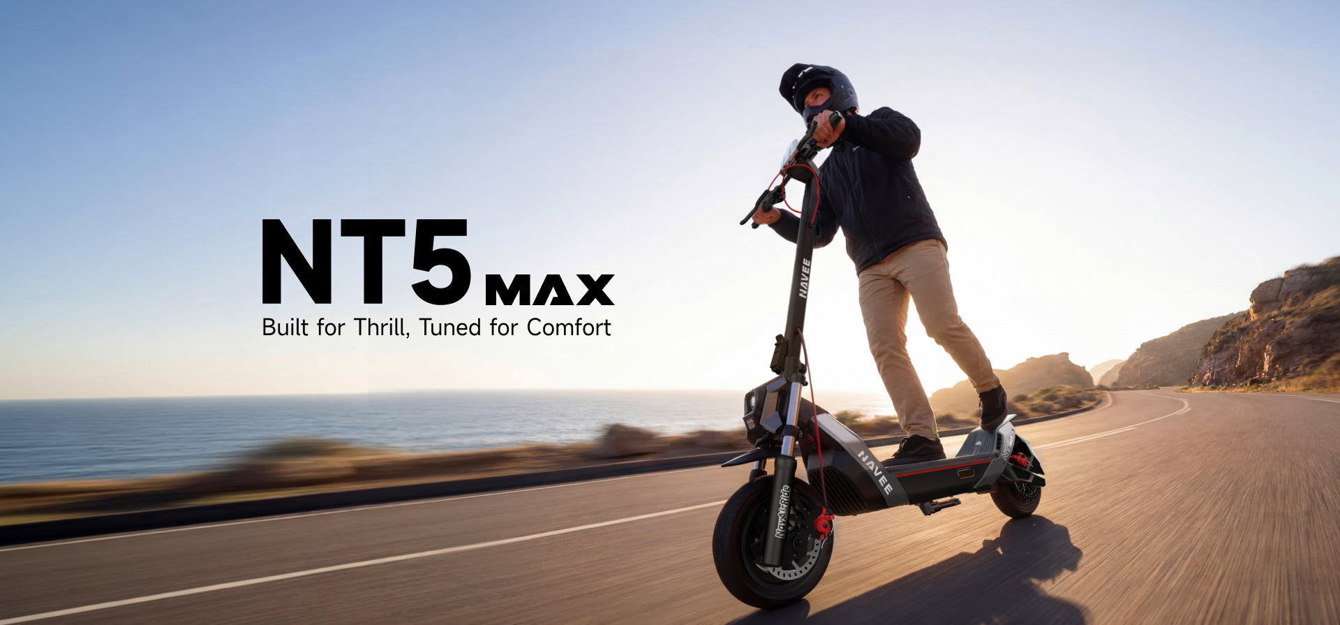 NT5 Max | 31 MPH Off-Road Electric Scooter | 51 Miles – NAVEE_US