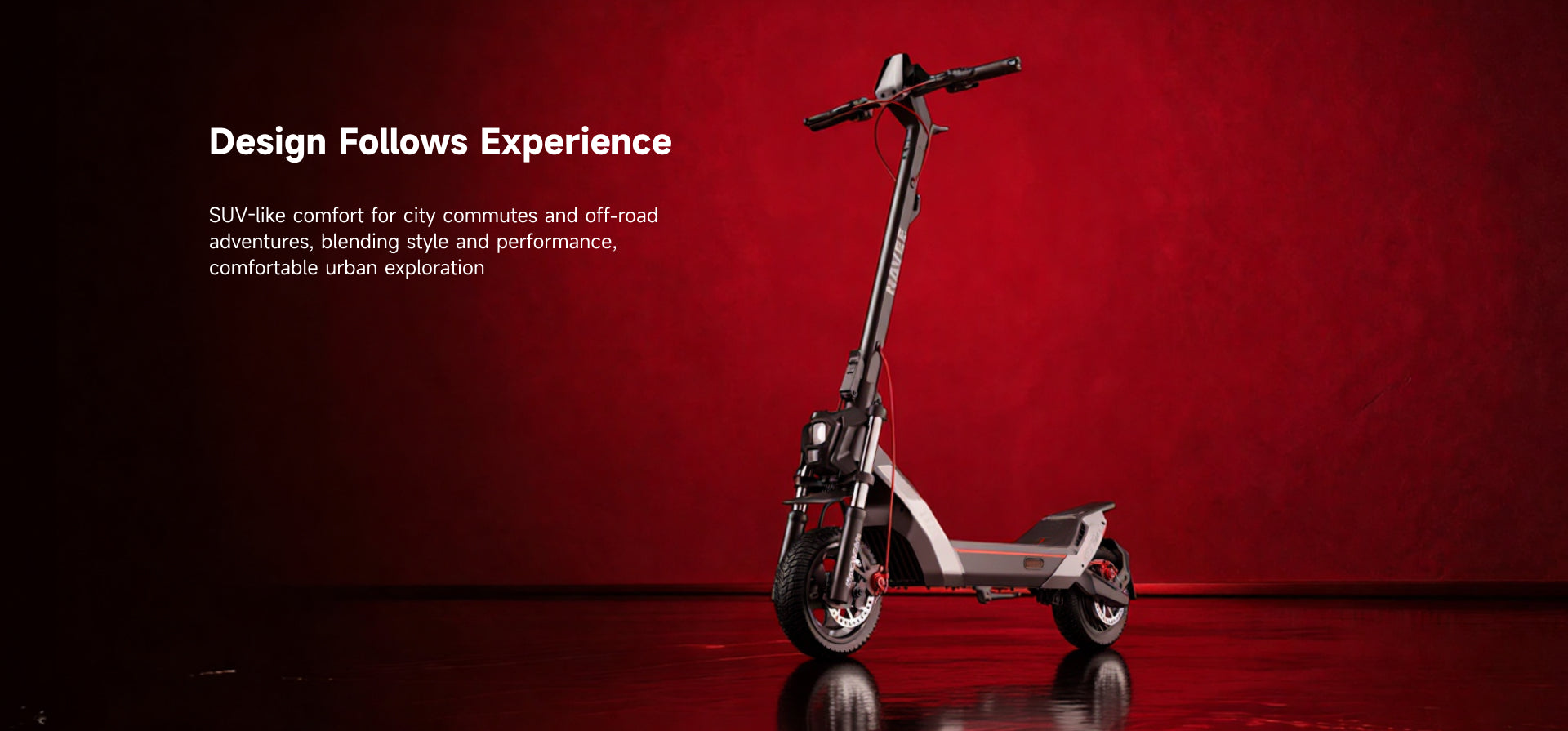 NT5 Max | 31 MPH Off-Road Electric Scooter | 51 Miles – NAVEE_US