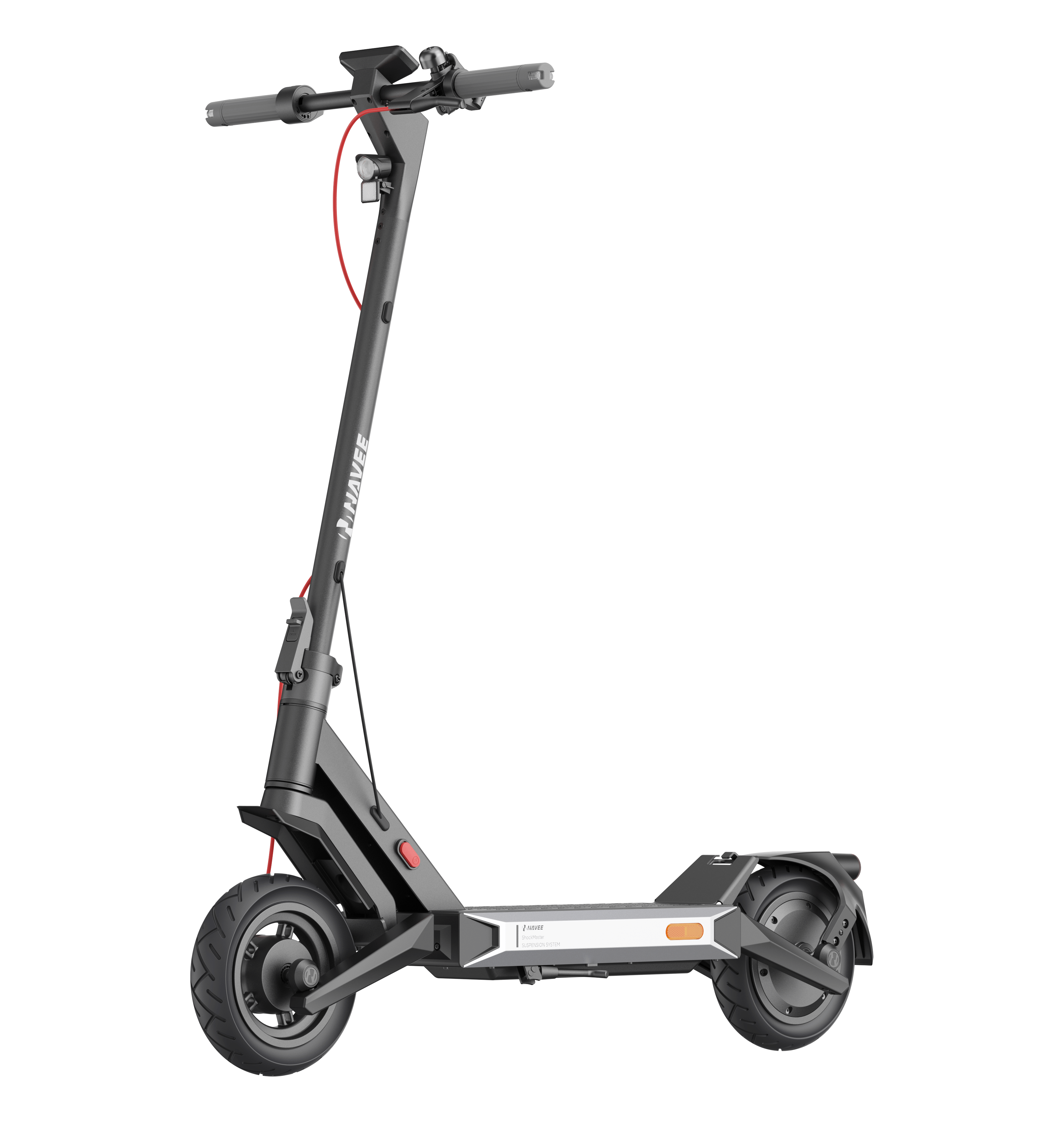 NAVEE S40 Electric Scooter w/25 mi Max Operating Range & 20 mph Max Speed - Space Silver