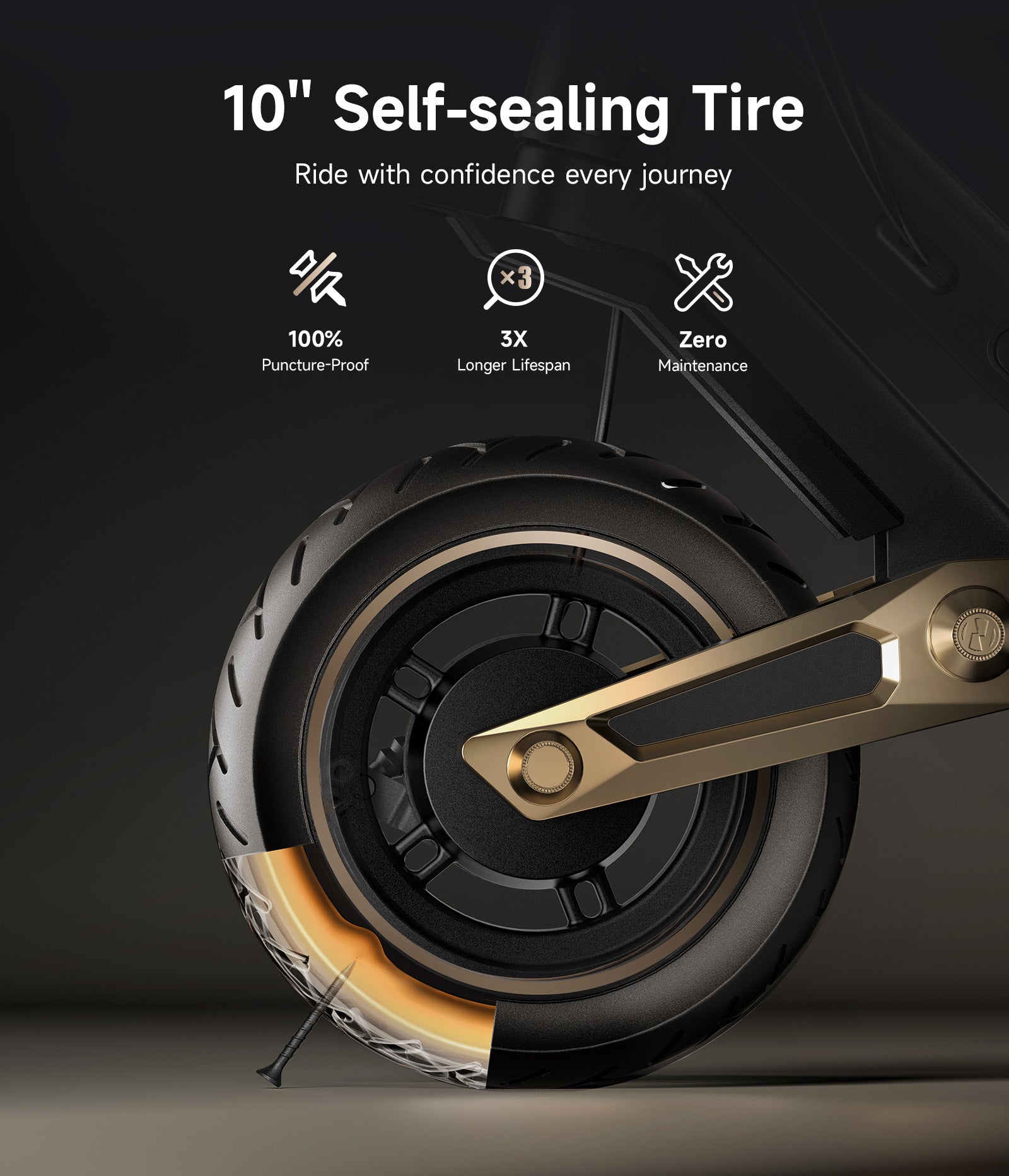 NAVEE ST3 Pro Electric Scooter – 46.6 mi Range & 24.9 mph Top