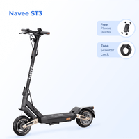 NAVEE ST3 Electric Scooter w/37.3 mi Max Operating Range & 24.9 mph Max Speed