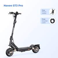 NAVEE ST3 Pro Electric Scooter w/46.6 miles Max Operating Range & 24.9 mph Max Speed