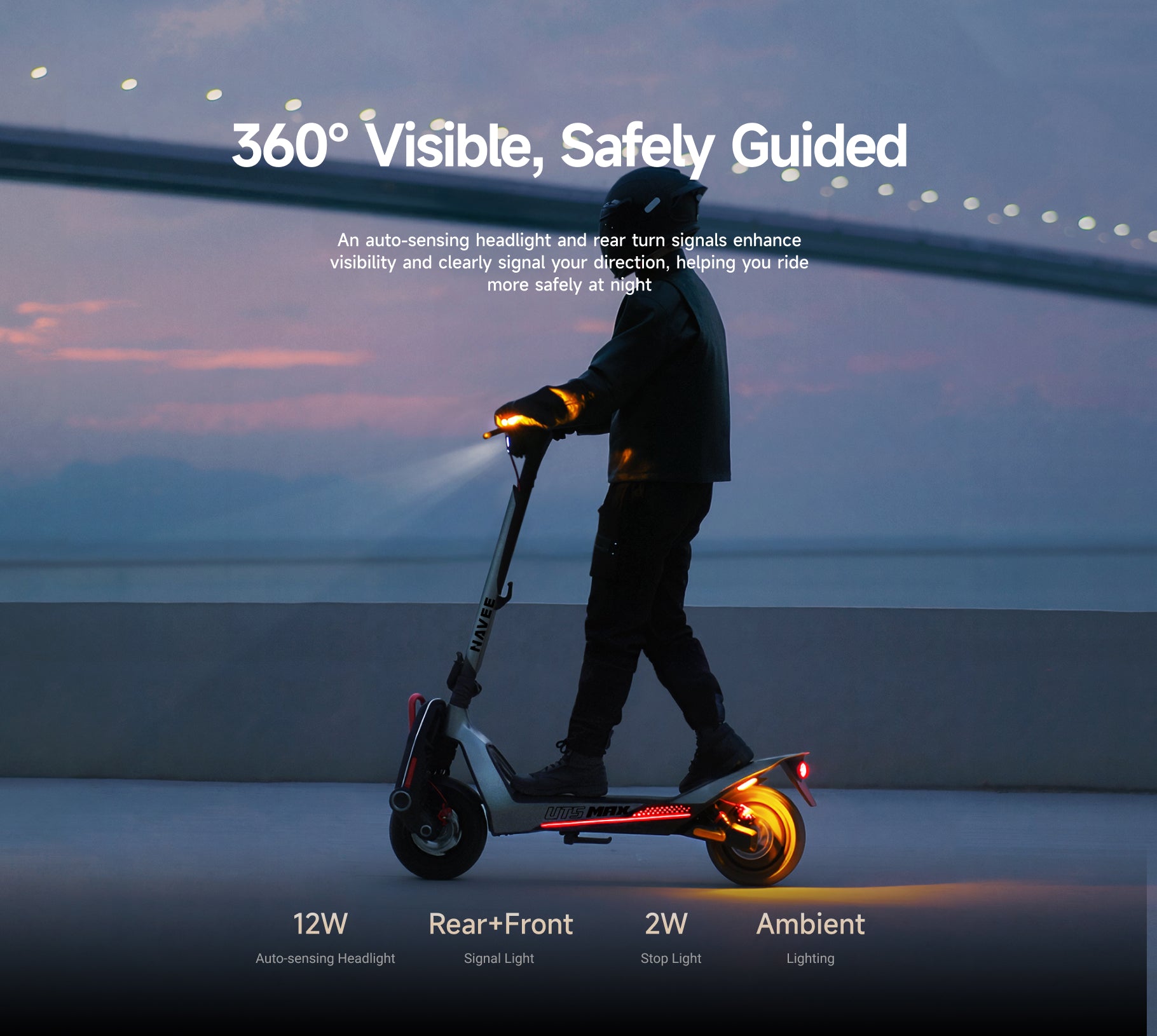 NAVEE UT5 Max  – 62miles Max. Range｜2400W Max. Motor｜39% Climb｜31mph Max. Speed
