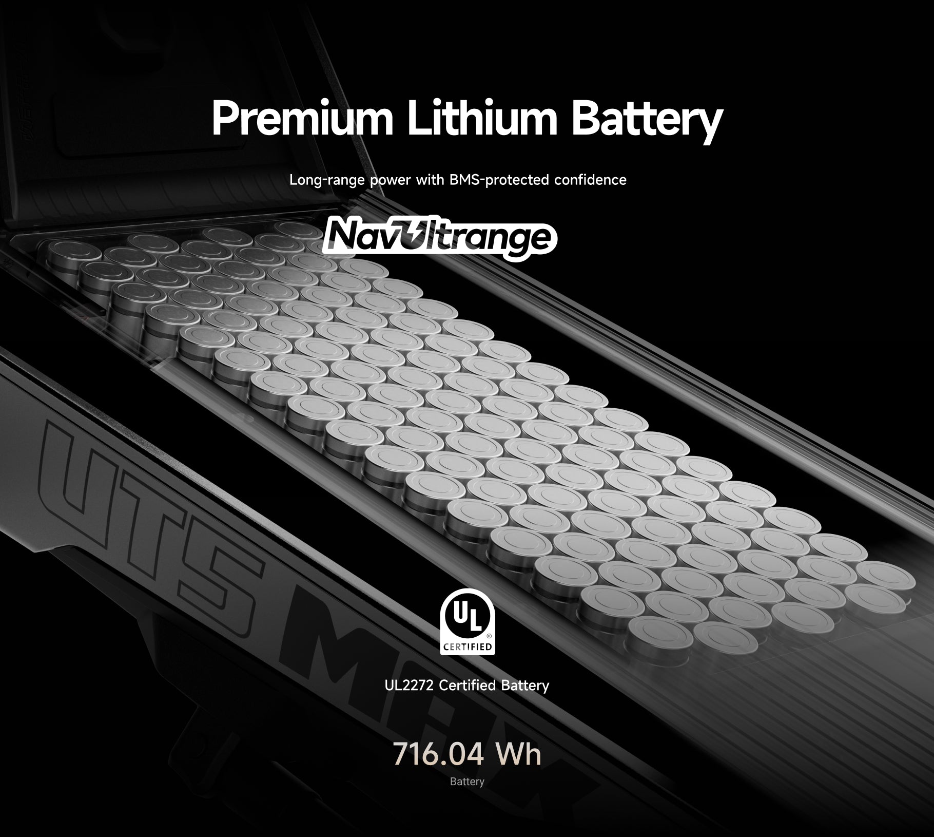 NAVEE UT5 Max  – 62miles Max. Range｜2400W Max. Motor｜39% Climb｜31mph Max. Speed