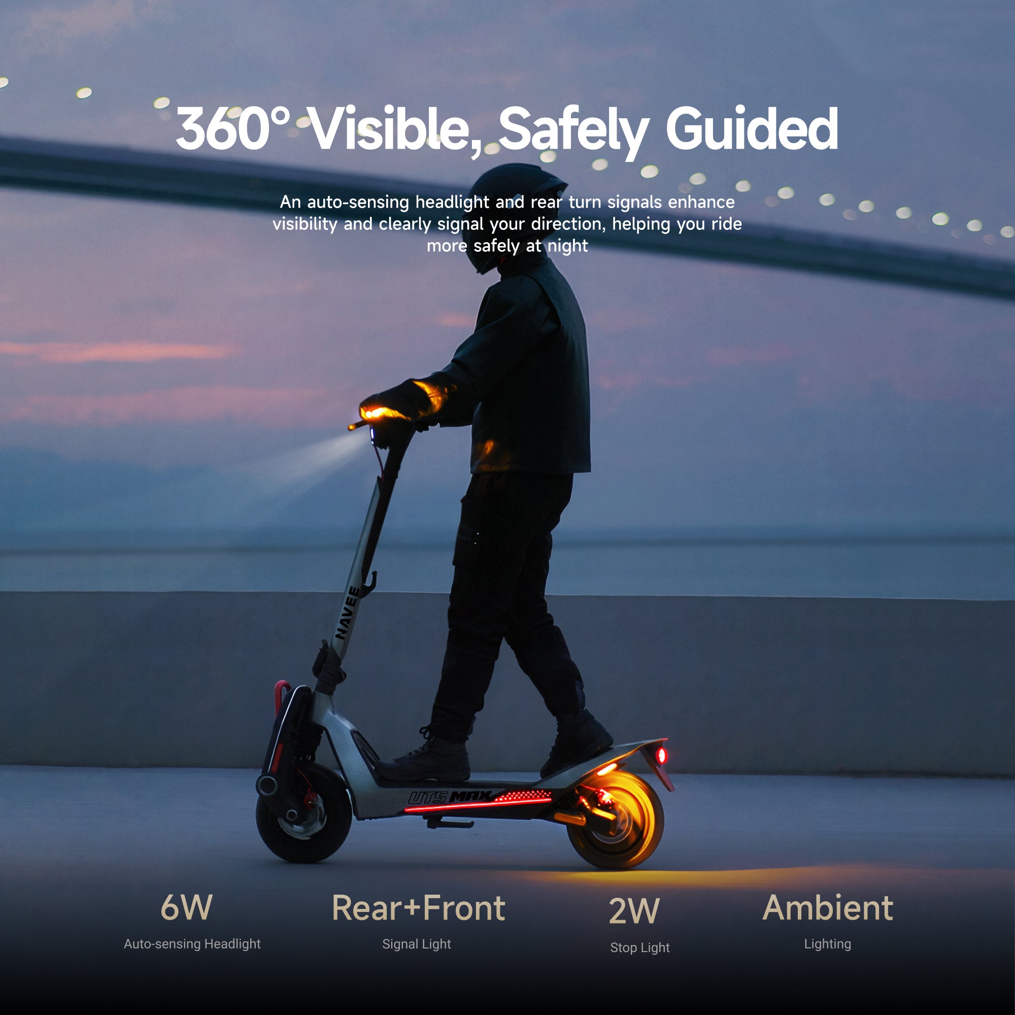 NAVEE UT5 Max | Hydraulic Suspension SuperScooter