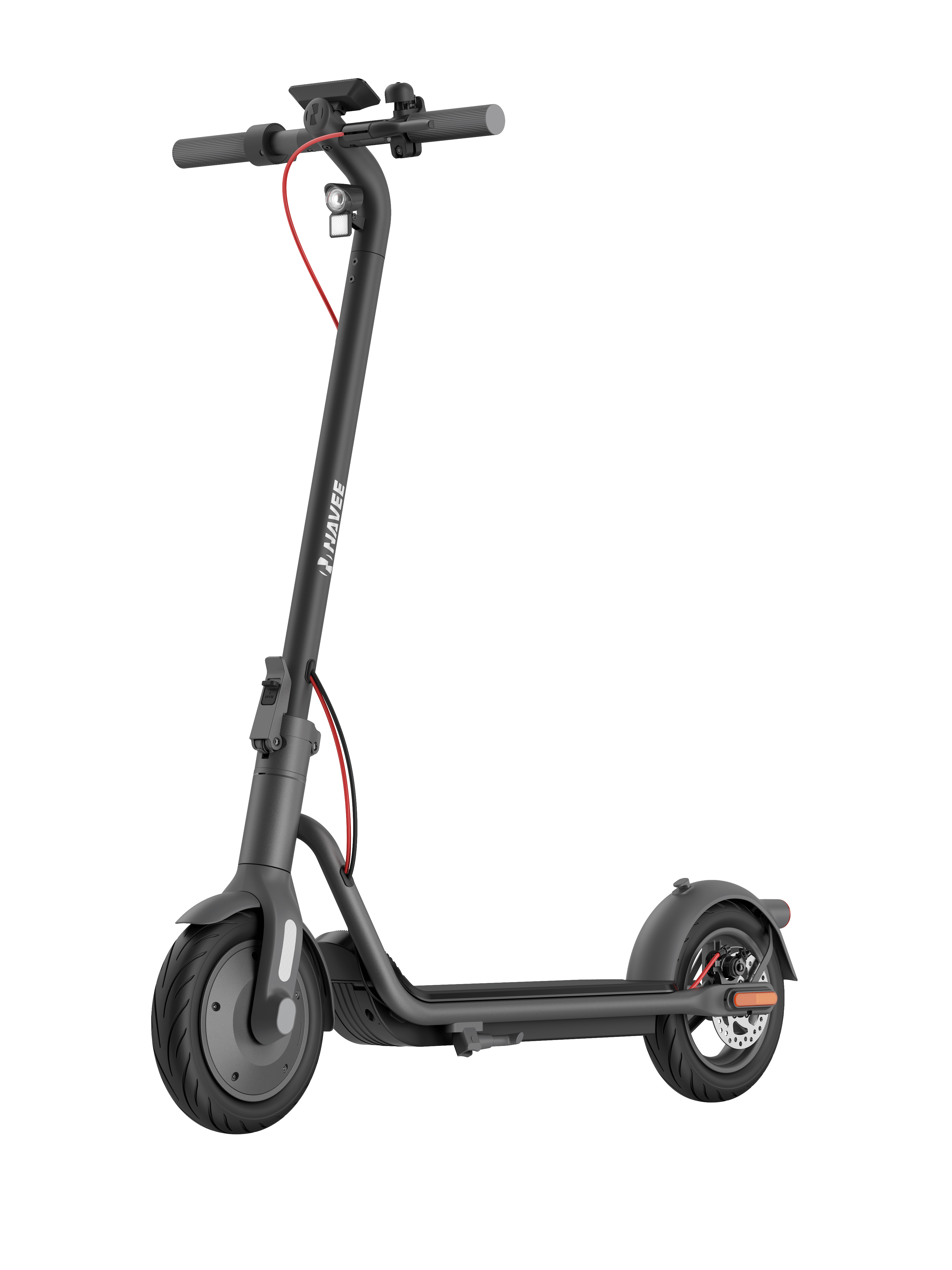 NAVEE V40 Foldable Electric Scooter w/ 25 Miles Max Operating Range & 20 mph Max Speed - Black