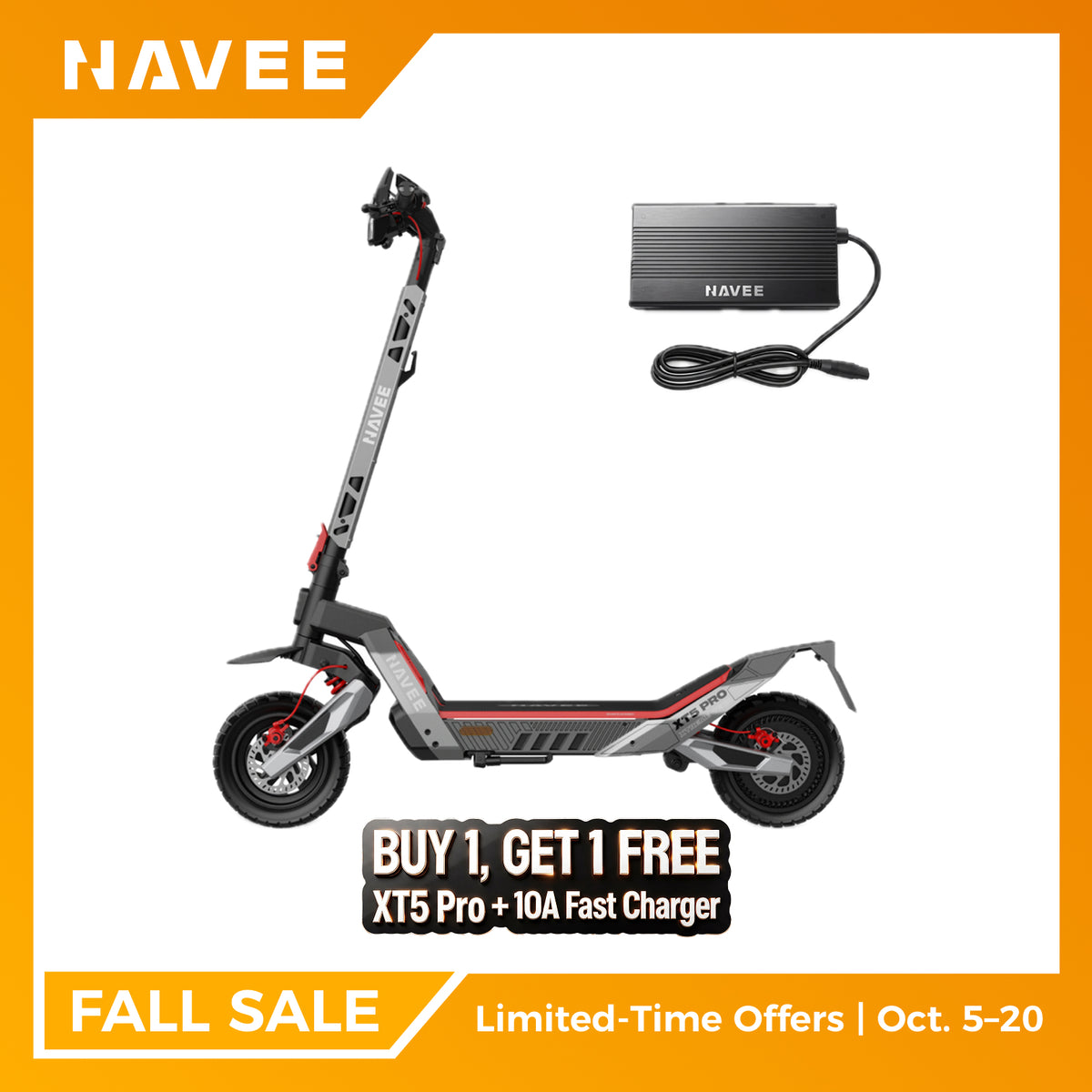 NAVEE XT5 Pro | Off-Road Electric Scooter