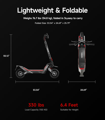 NAVEE XT5 Pro Long-range Off-road E-scooter
