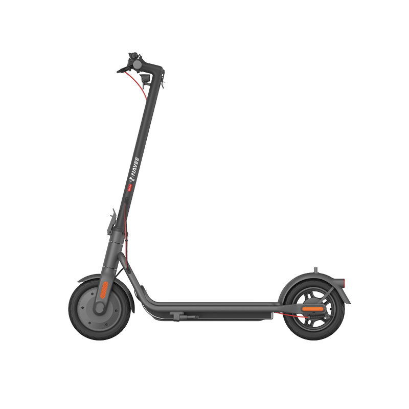 NAVEE V25 Pro Electric Scooter w/15.5 mi Max Operating Range & 18.6 mph Max Speed - Black